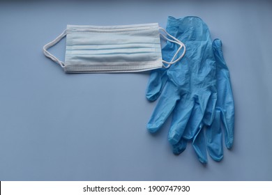 There are medical wear masks, gloves to protecr health