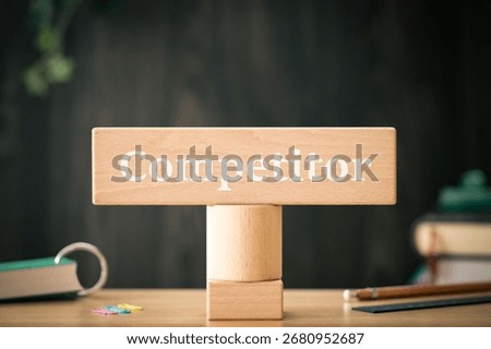There is notebook with the word Competitor. It is as an eye-catching image.
