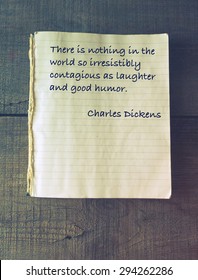 There Is Nothing In The World So Irresistibly Contagious As Laughter And Good Humor. Quote Of Charles Dickens (1812 - 1870)