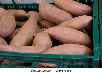 There Are Several Sweet Potatoes In The Box