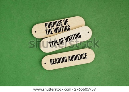 There are three main contexts to consider when approaching writing are purpose of the writing, type of writing, reading audience word. three contexts are important to consider, sometimes before