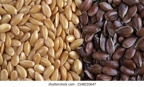 There are two varieties of flax seeds - brown and golden.