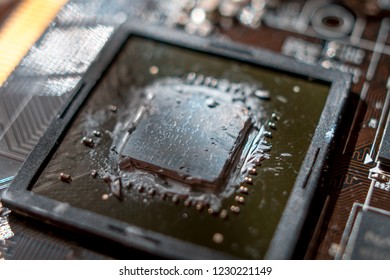 Thermal Grease On Motherboard