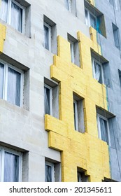 Thermal Insulation Of Building Facade With Rock Wool