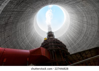 644 Power plant chimney inside Images, Stock Photos & Vectors ...