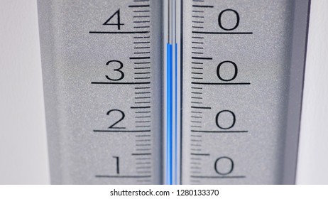 Thermometer in hot weather. Extreme heat and hot summer concept - Shutterstock ID 1280133370