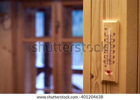thermometer in the room