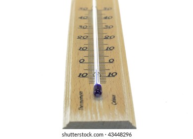 Thermometer With Temperature Below Zero