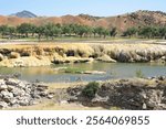 Thermopolis Hot Springs State Park in Wyoming, USA