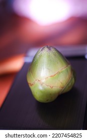 These Are Coconut Pistils That Fall Before Becoming Fruit. Suitable For Backgrounds, Illustrations, Biology Education Props, And Design Concepts.