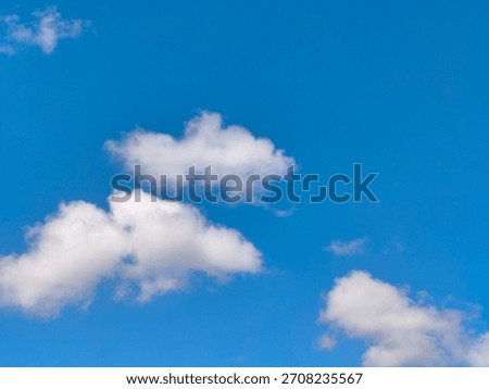 These cumulus clouds formed when warm air rose and condenses on a certain height.