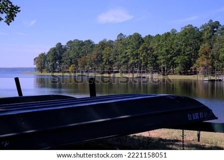 These are some rental boats at the South Toledo Bend State Park in Anacoco, LA.