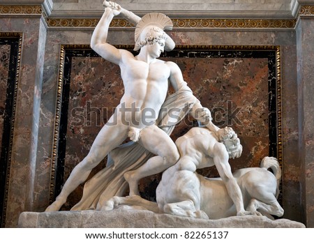 Theseus Fighting the Centaur
