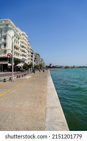 Thessaloniki Beach Promenade With The White Tower