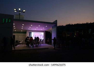 Thessaloniki, Central Macedonia / Greece - September 08.2019: Images From  84th Thessaloniki International Trade Fair(TIF)