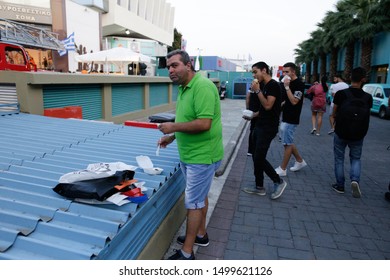 Thessaloniki, Central Macedonia / Greece - September 08.2019: Images From  84th Thessaloniki International Trade Fair(TIF)