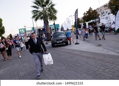 Thessaloniki, Central Macedonia / Greece - September 08.2019: Images From  84th Thessaloniki International Trade Fair(TIF)