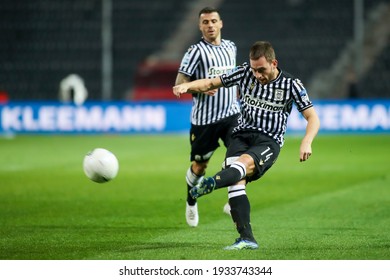 Thessaloniki, Greece March 7, 2021: Player Of Paok Andrija Zivkovic In Action During The Greek Superleague Game Between PAOK Vs ARIS At Toumba Stadium