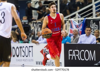 Thessaloniki, Greece - September 8, 2016: De Colo Nando Of CSKA In Action During The Friendly Match PAOK Vs CSKA Moscow