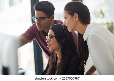 They Play A Large Role In The Customers Experience. Shot Of Colleagues Working Together In An Office.