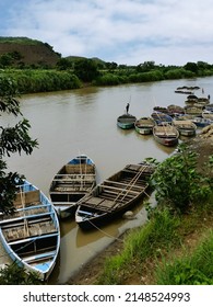 They Are Sand Mining Boats In Pemali River