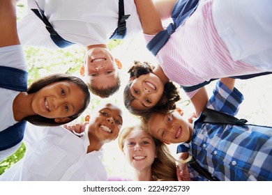 Theyre the bestest of friends. Cropped shot of elementary school kids. - Shutterstock ID 2224925739