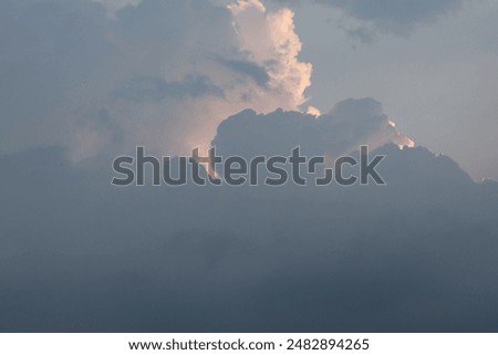 Similar – Image, Stock Photo Thick air Clouds Weather