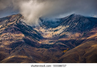 Thick Clouds Over Ruby Mountains Nevada