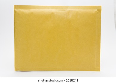 Thick Envelope On A White Background