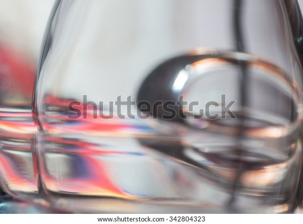 Thick Glass Abstraction Made Glass Vase Stock Photo Edit Now