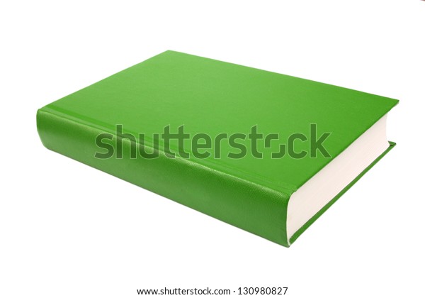 Thick Green Book Isolated On White Stock Photo (Edit Now) 130980827