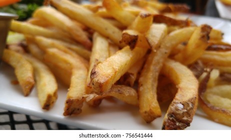 Thick String Cut Fries, Close Up