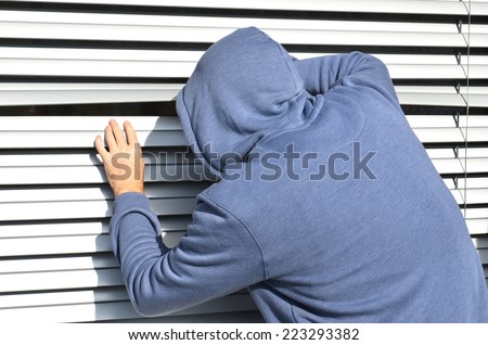 Thief at the window