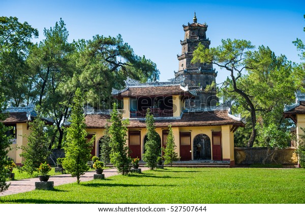 The Thien Mu Pagoda is ancient pagoda in Hue\
city.It on banks of Perfume River in Vietnam\'s historic city of\
Hue. Thien Mu Pagoda can be reached either by car or boat.Hue in\
Vietnam is world heritage.
