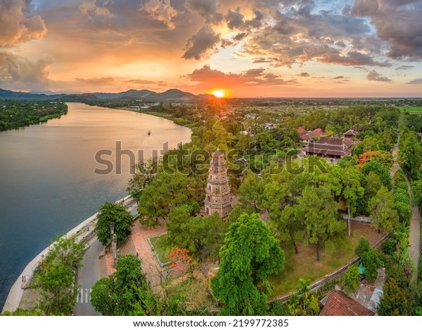 The Thien Mu Pagoda is one of the ancient pagoda in\
Hue city.It is located on the banks of the Perfume River in\
Vietnam\'s historic city of Hue. Thien Mu Pagoda can be reached\
either by car or by boat