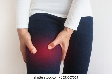 Thigh Muscle Images, Stock Photos & Vectors | Shutterstock