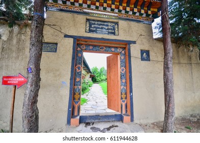 Thimphu, Bhutan - AUGUST 13, 2014: The Folk Heritage Museum Or Phelchey Toenkhyim In Thimphu, Bhutan