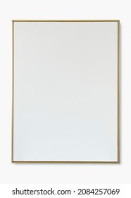 Thin Gold Frame With Design Space