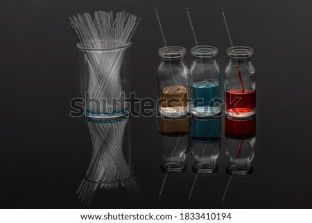 Thin layer chromatography equipments include jar, silica gel, capillary and compounds. TLC method used in purity analysis of compounds in chemistry laboratory.