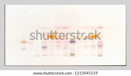 thin layer chromatography fingerprint, spraying detection