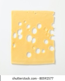 Thin Slice Of Swiss Cheese