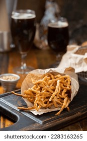 thin slices of cheese deep-fried