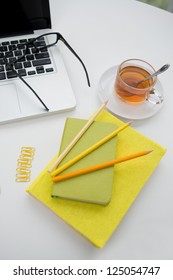 Things on the table which are necessary for working