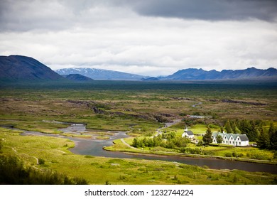 Þingvellir or Thingvellir national park in Iceland, is a site of historical, cultural, and geological significance - Shutterstock ID 1232744224