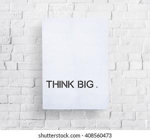 Think Big Creative Imagination Strategy Visionary Concept