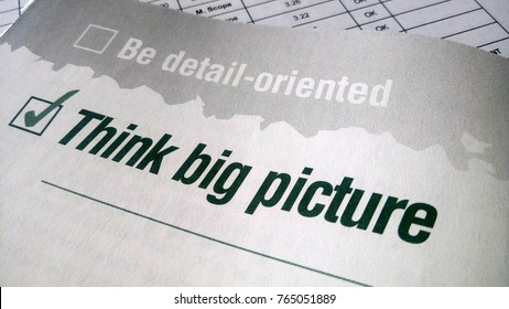 Think Big Picture Printed On A Book