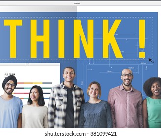 Think Thinking Design Creative Ideas Concept