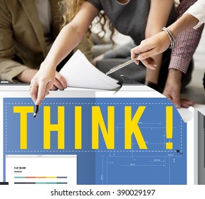 Think Thinking Design Creative Ideas Concept