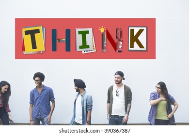 Think Thinking Ideas Skill Start up Concept