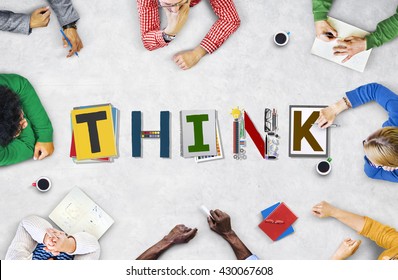 Think Thinking Ideas Skill Start up Concept